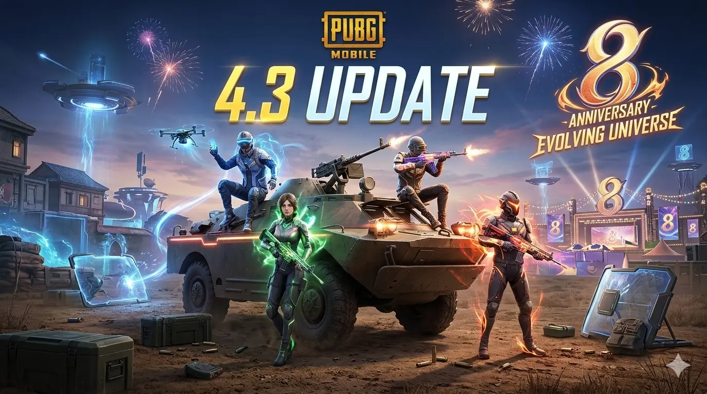 PUBG Mobile 4.3 Güncellemesi: 8. Yıl Dönümü ve Yeni Pasif Yetenekler