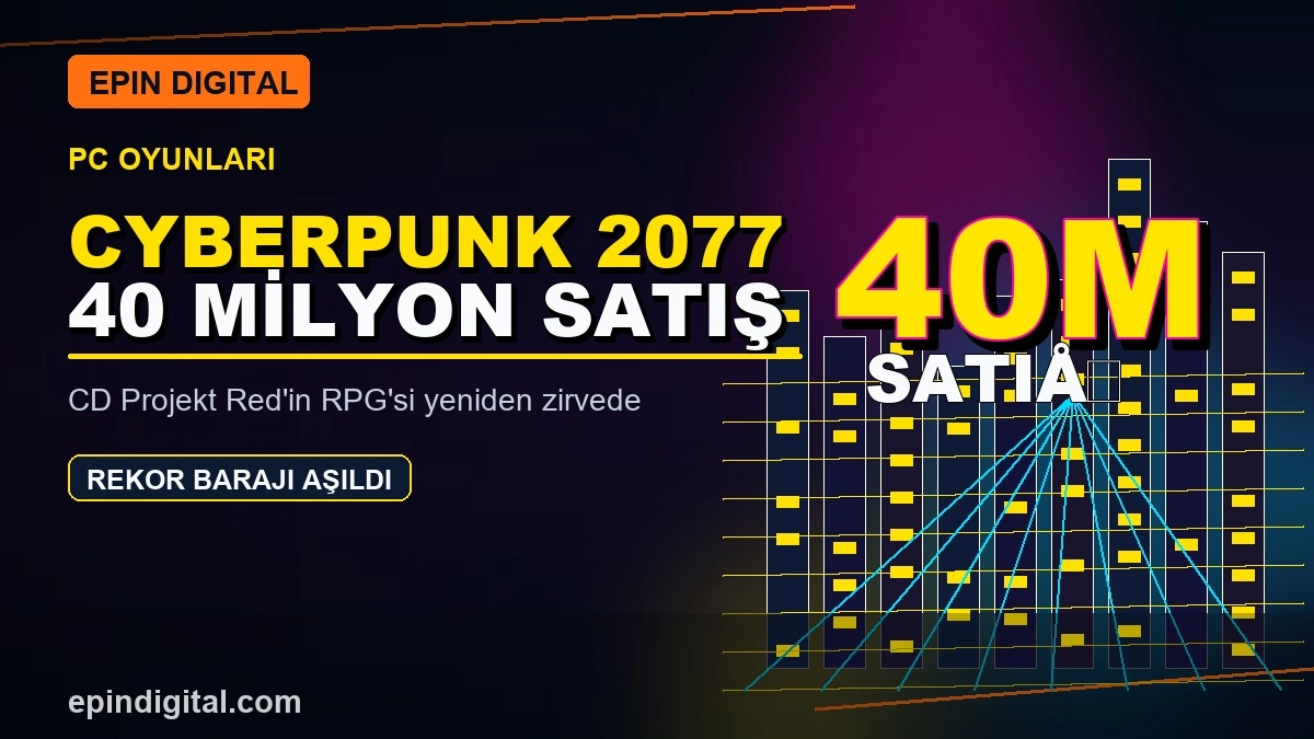 Cyberpunk 2077 40 Milyon Satış Barajını Aştı