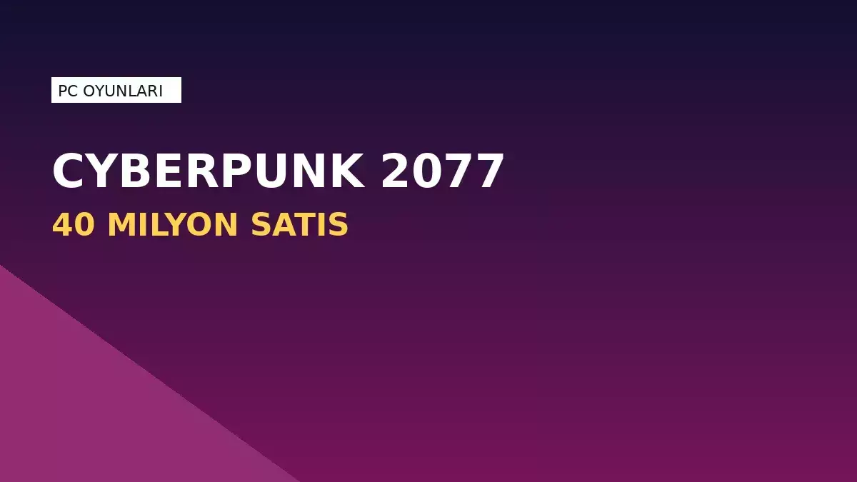 Cyberpunk 2077 40 Milyon Satış Barajını Aştı