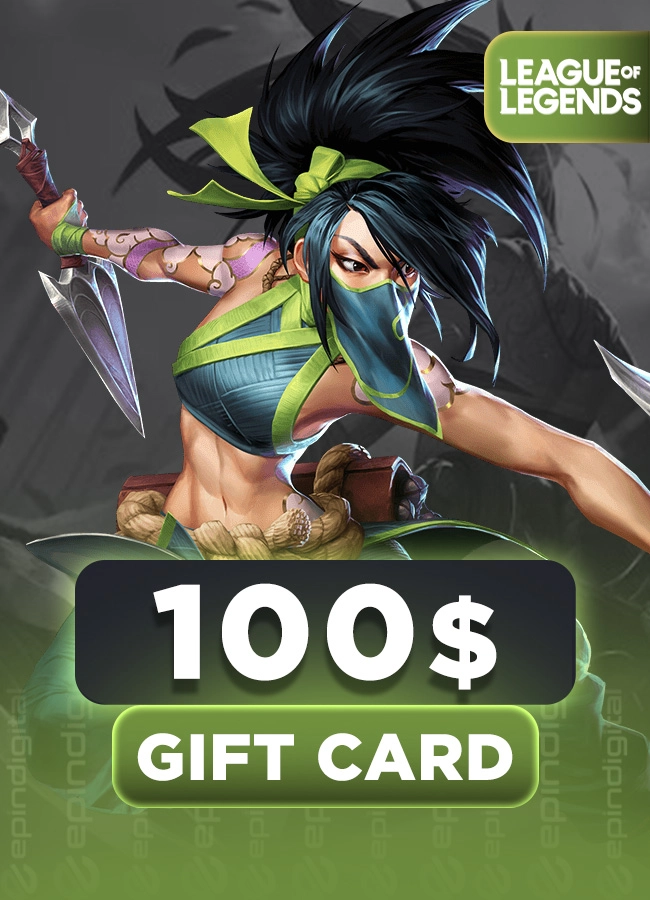 League Of Legends 100 USD Gift Card NA