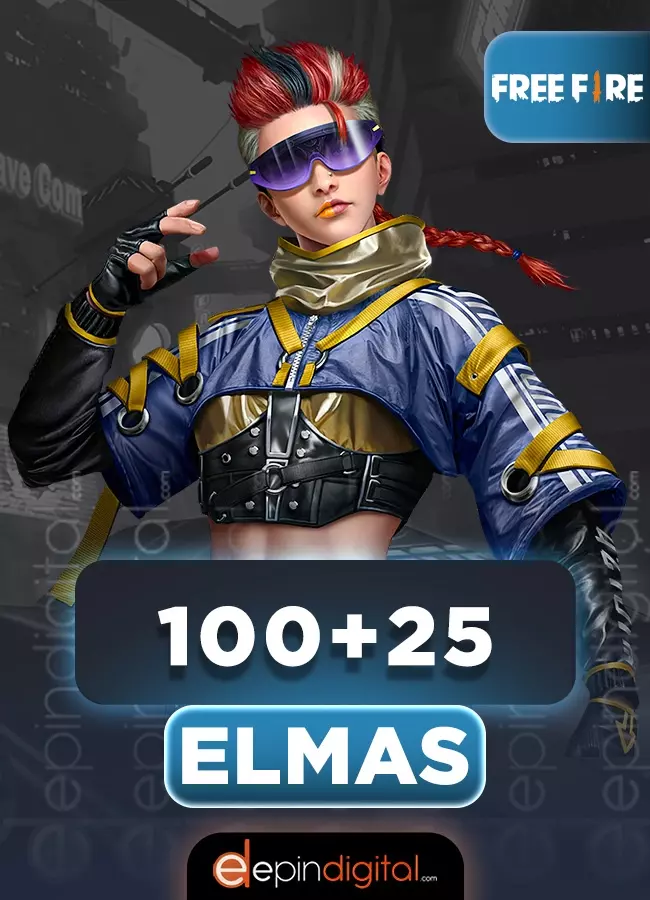 TR Free Fire 100 + 25 Elmas