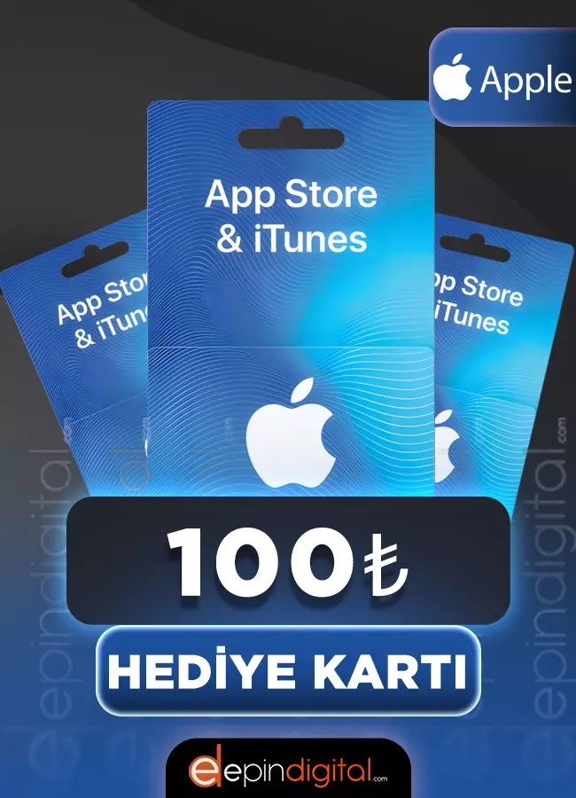 App Store & iTunes 100 TL Hediye Kartı (Gift Card)