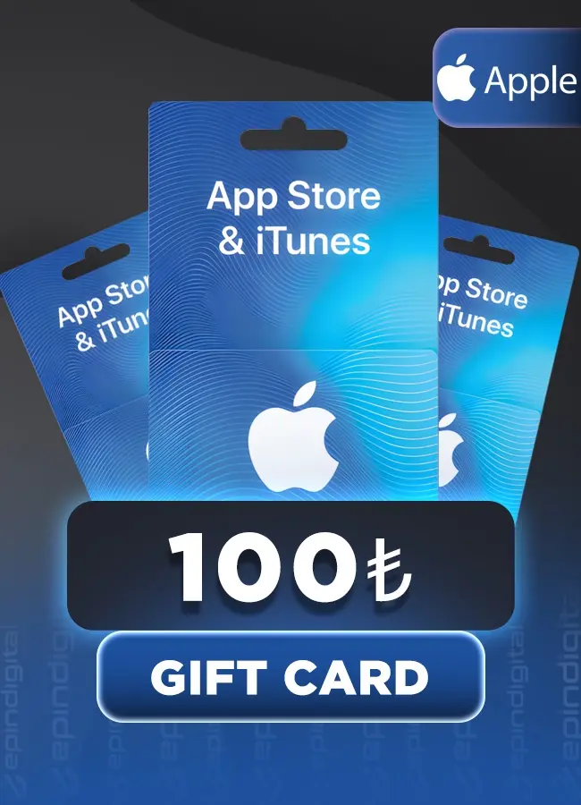 App Store & iTunes 100 TL Hediye Kartı (Gift Card)