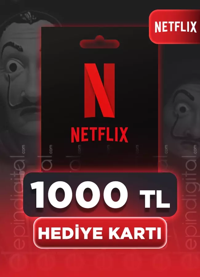 Netflix 1000 TL Hediye Kartı