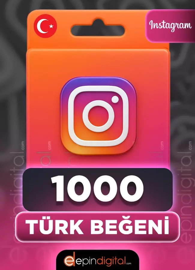 İnstagram 1000 Türk Beğeni