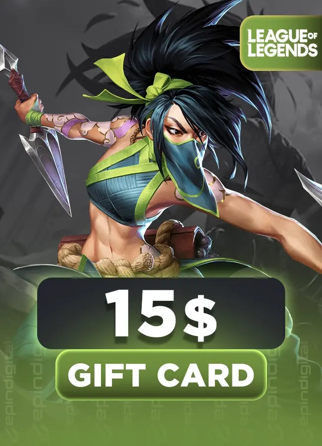 League Of Legends 15 USD Gift Card NA