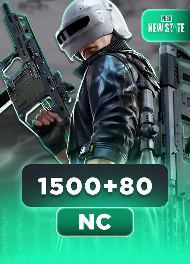 PUBG New State 1500 NC + 80 Bonus