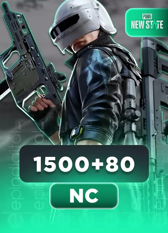 PUBG New State 1500 NC + 80 Bonus