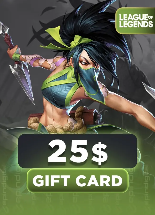 League Of Legends 25 USD Gift Card NA