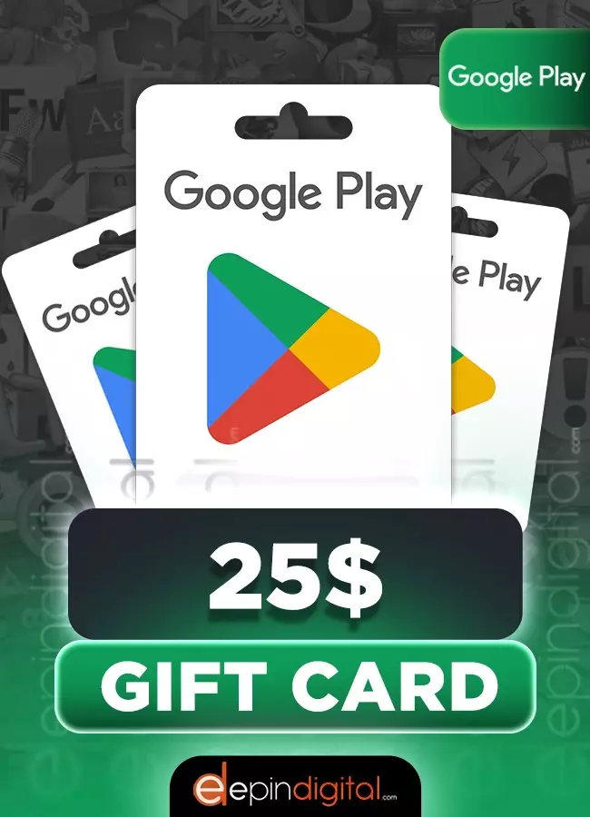 Google Play 25 USD Gift Card