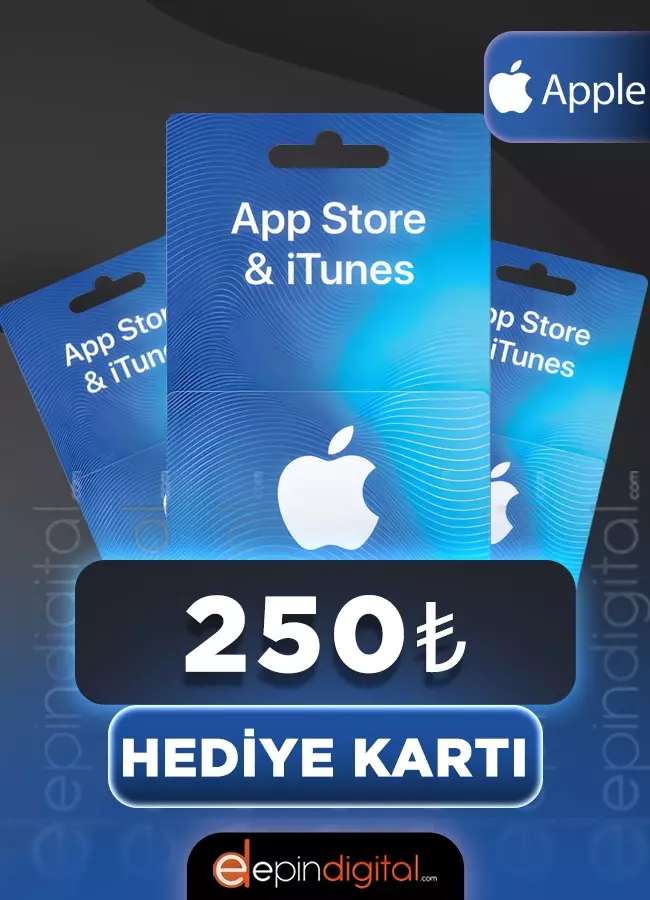App Store & iTunes 250 TL Hediye Kartı (Gift Card)