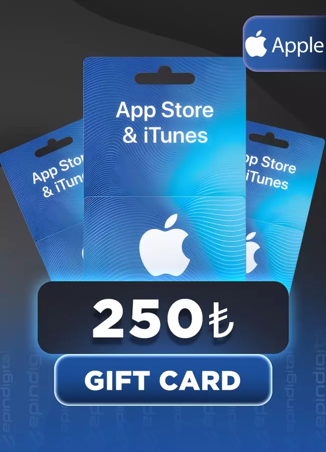 App Store & iTunes 250 TL Hediye Kartı (Gift Card)