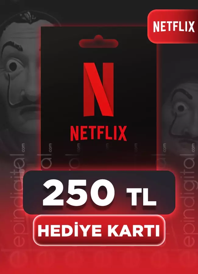 Netflix 250 TL Hediye Kartı
