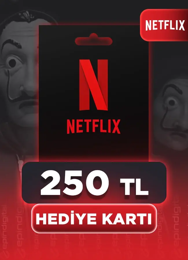 Netflix 250 TL Hediye Kartı