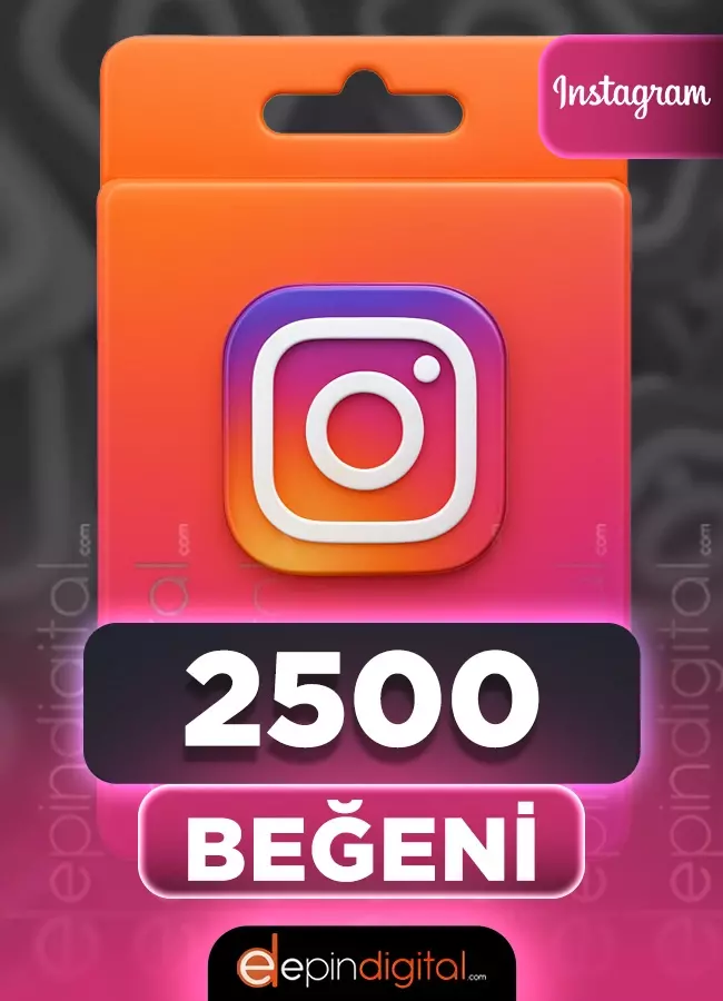 İnstagram 2500 Beğeni