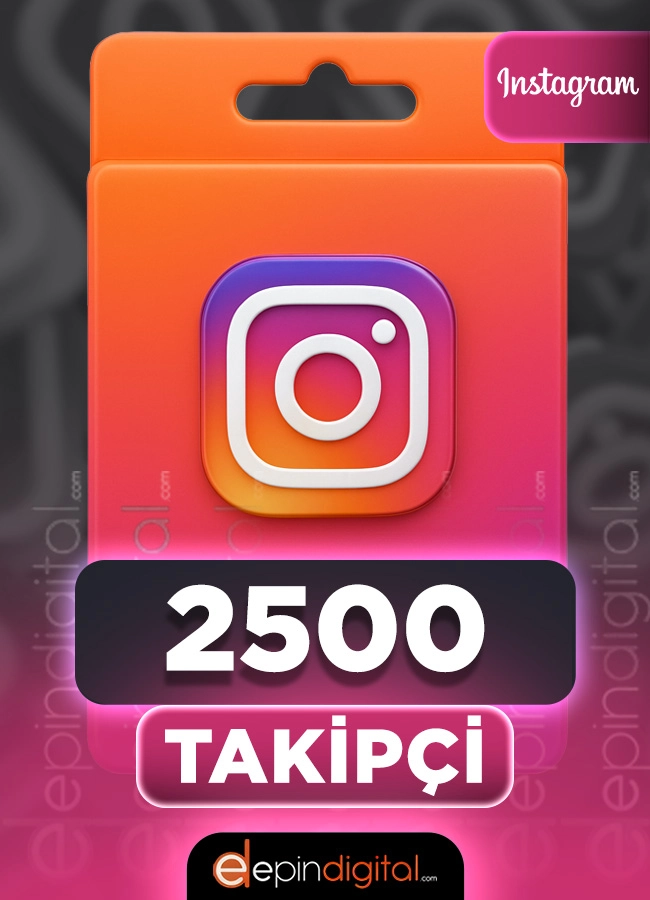 İnstagram 2500 Takipçi