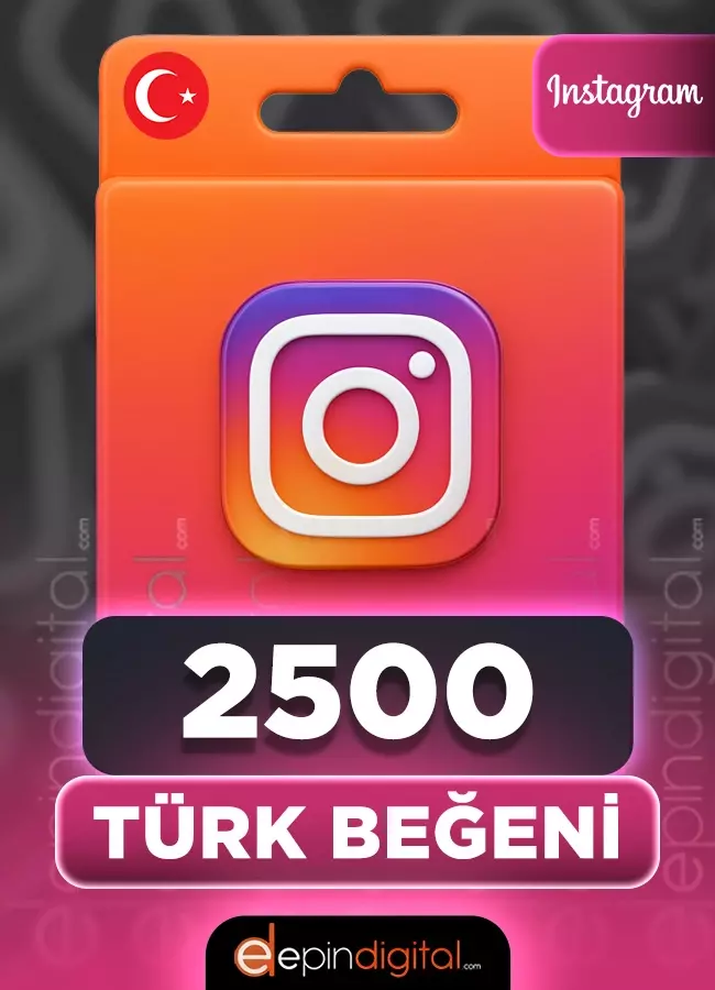 İnstagram 2500 Türk Beğeni