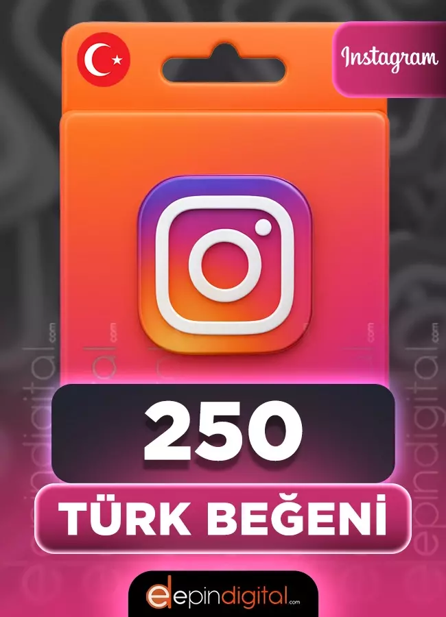 İnstagram 250 Türk Beğeni