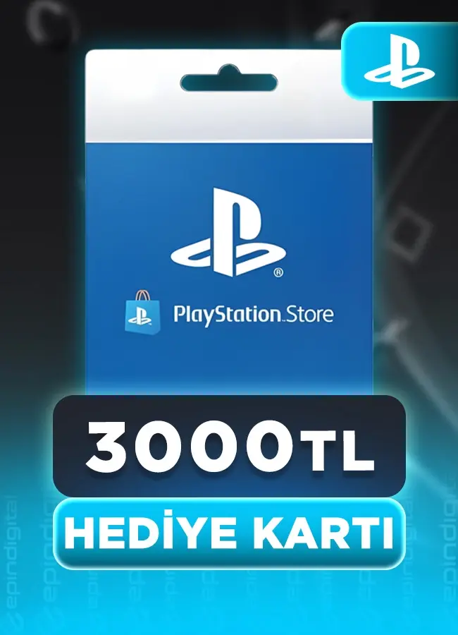 Playstation Gift Card 3000 TRY