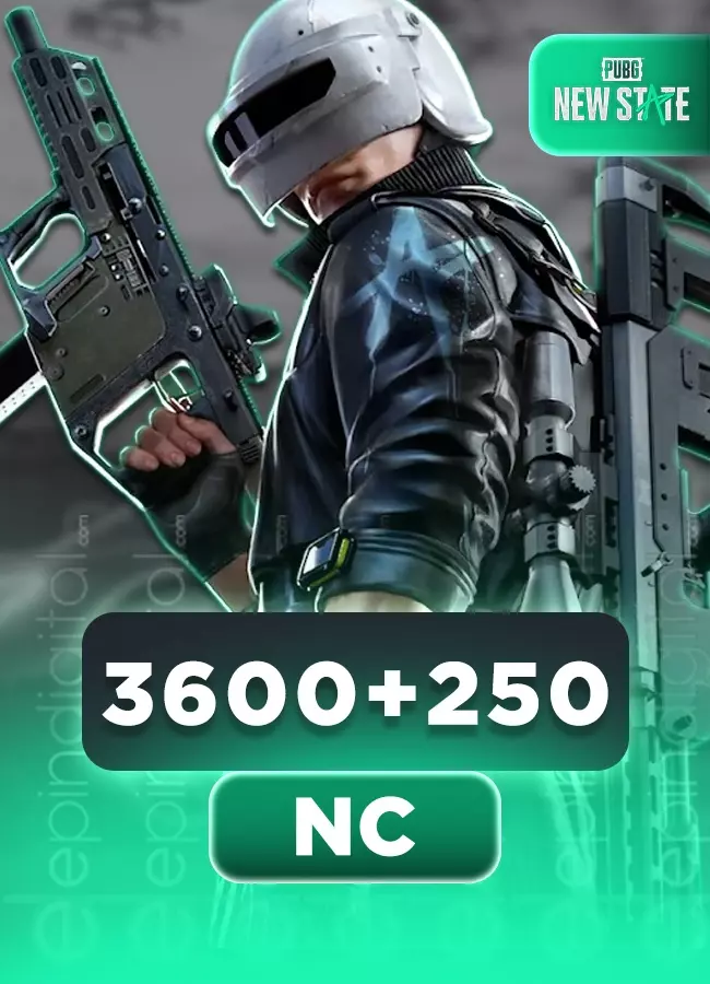 PUBG New State 3600 NC + 250 Bonus