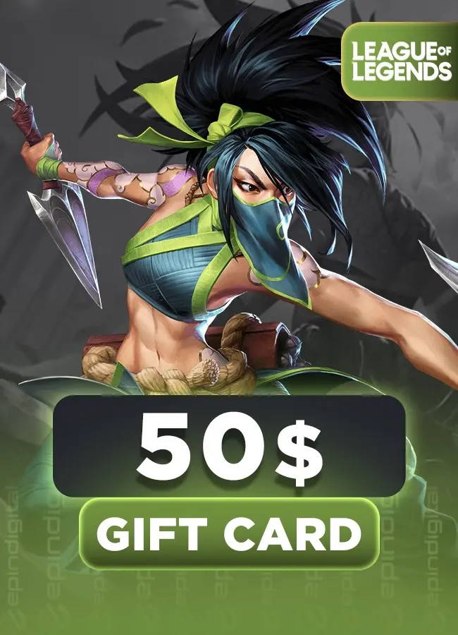 League Of Legends 50 USD Gift Card NA