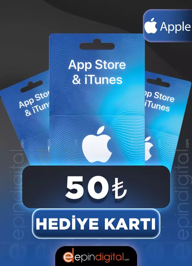 App Store & iTunes 50 TL Hediye Kartı (Gift Card)