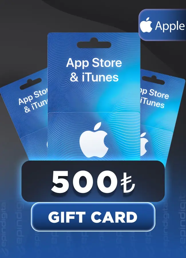 App Store & iTunes 500 TL Hediye Kartı (Gift Card)