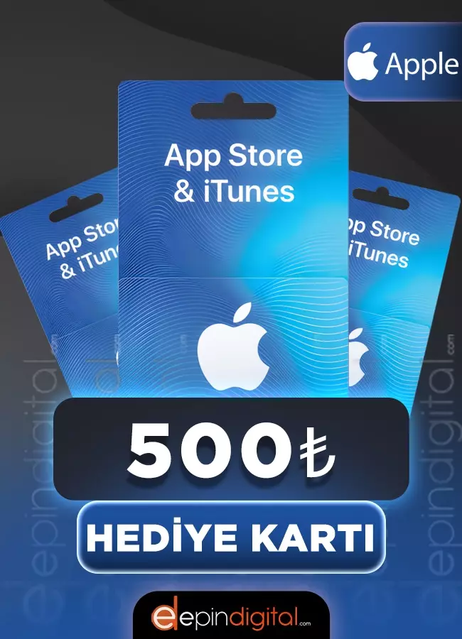 App Store & iTunes 500 TL Hediye Kartı (Gift Card)