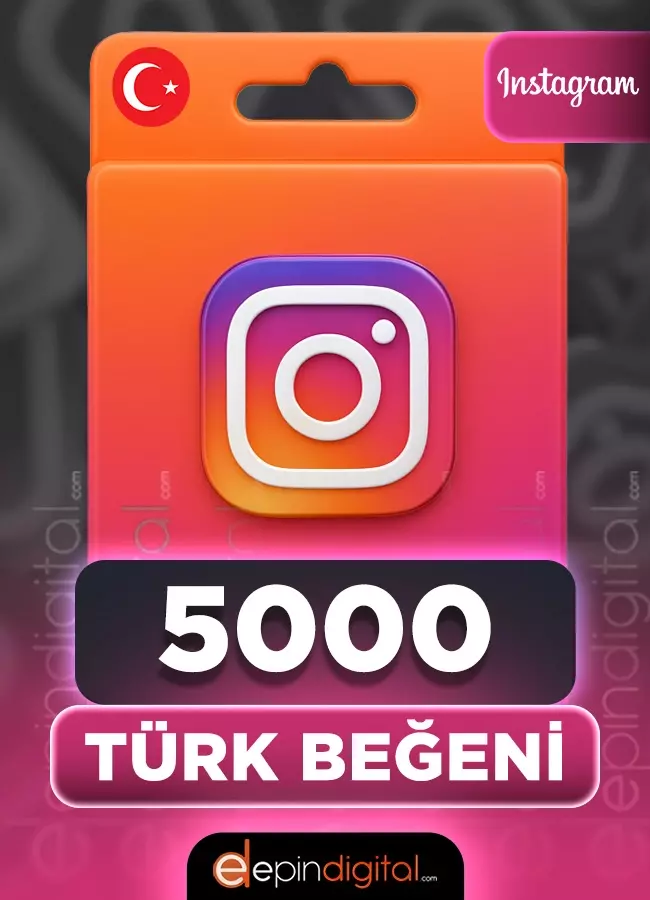 İnstagram 5000 Türk Beğeni