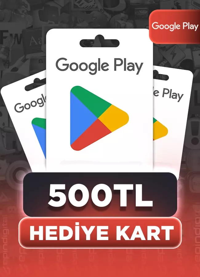 Google Play 500 TL Hediye Kartı