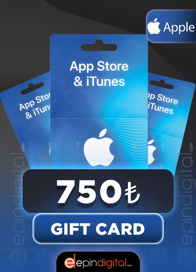 App Store & iTunes 750 TL Hediye Kartı (Gift Card)