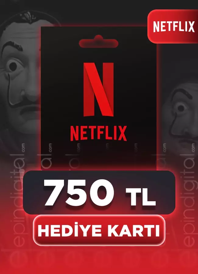 Netflix 750 TL Hediye Kartı