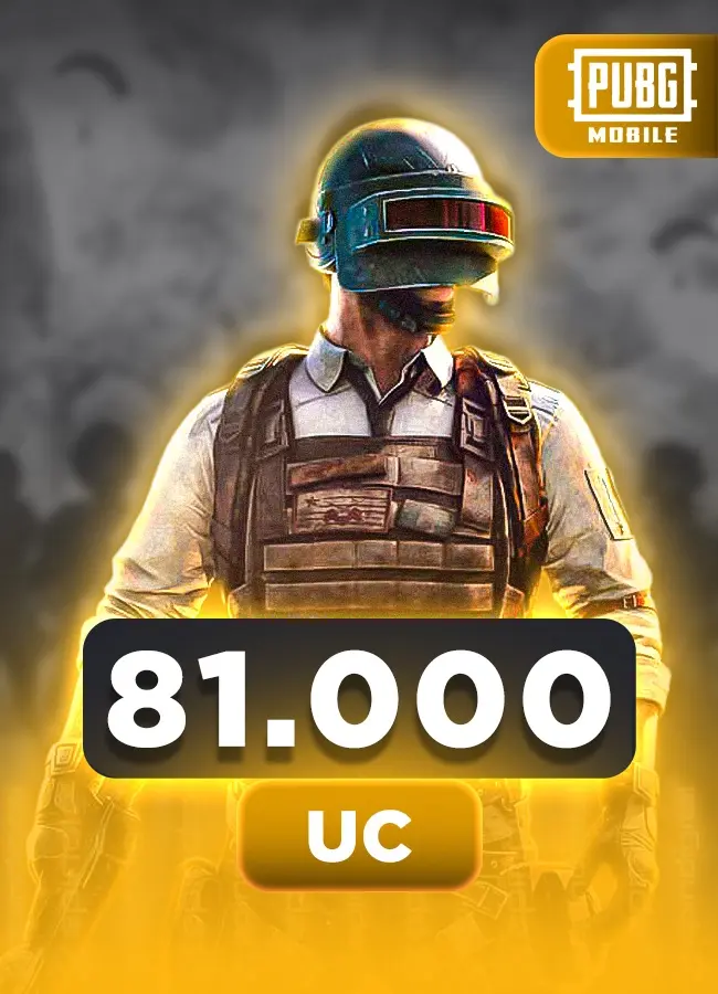PUBG Mobile 81000 UC