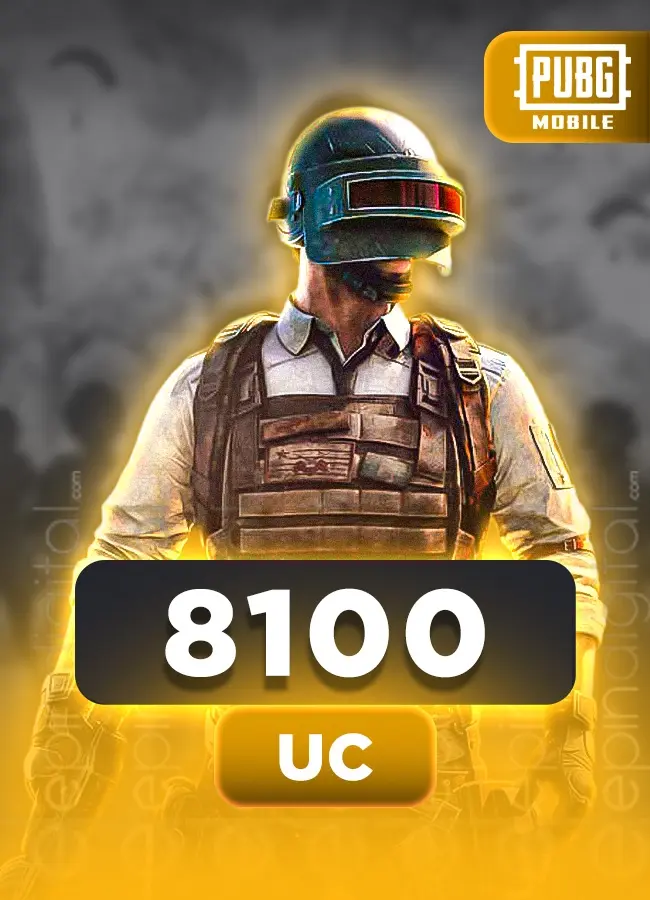 Pubg Mobile 8100 UC