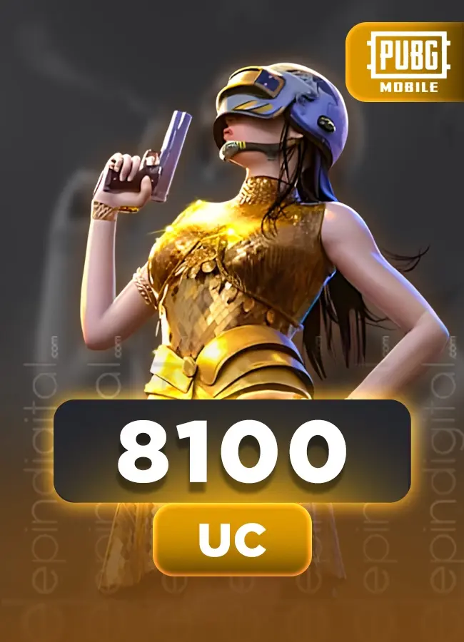 Pubg Mobile 8100 UC - Global