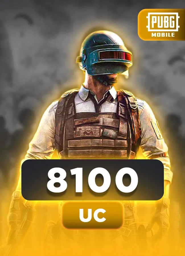 PUBG Mobile 8100 UC
