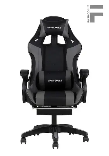Fashcolle Dynamic Masajlı Gri-Siyah Oyuncu Koltuğu