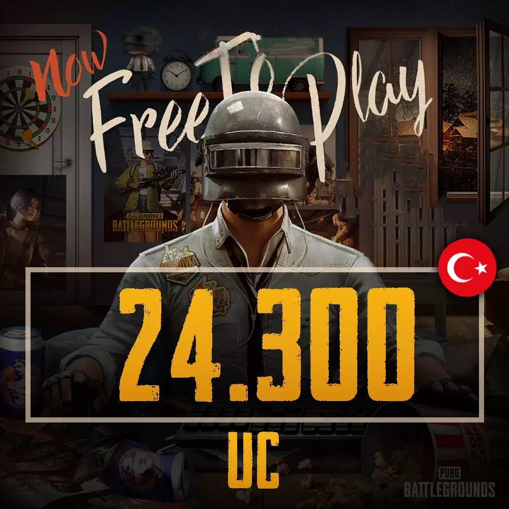 Top-Up PubG Mobile 24300 UC-TR
