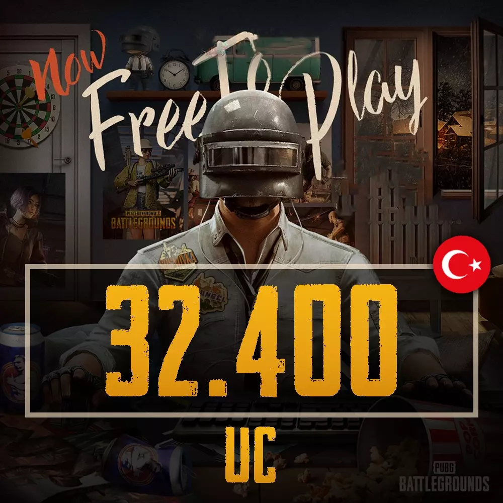 Top-Up PubG Mobile 32400 UC-TR