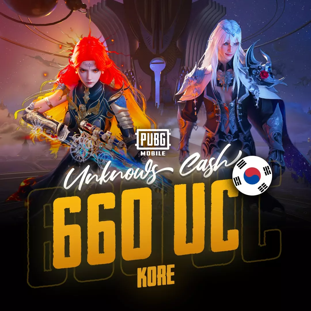 PUBG Mobile 660 UC - KORE %100 Teslimat