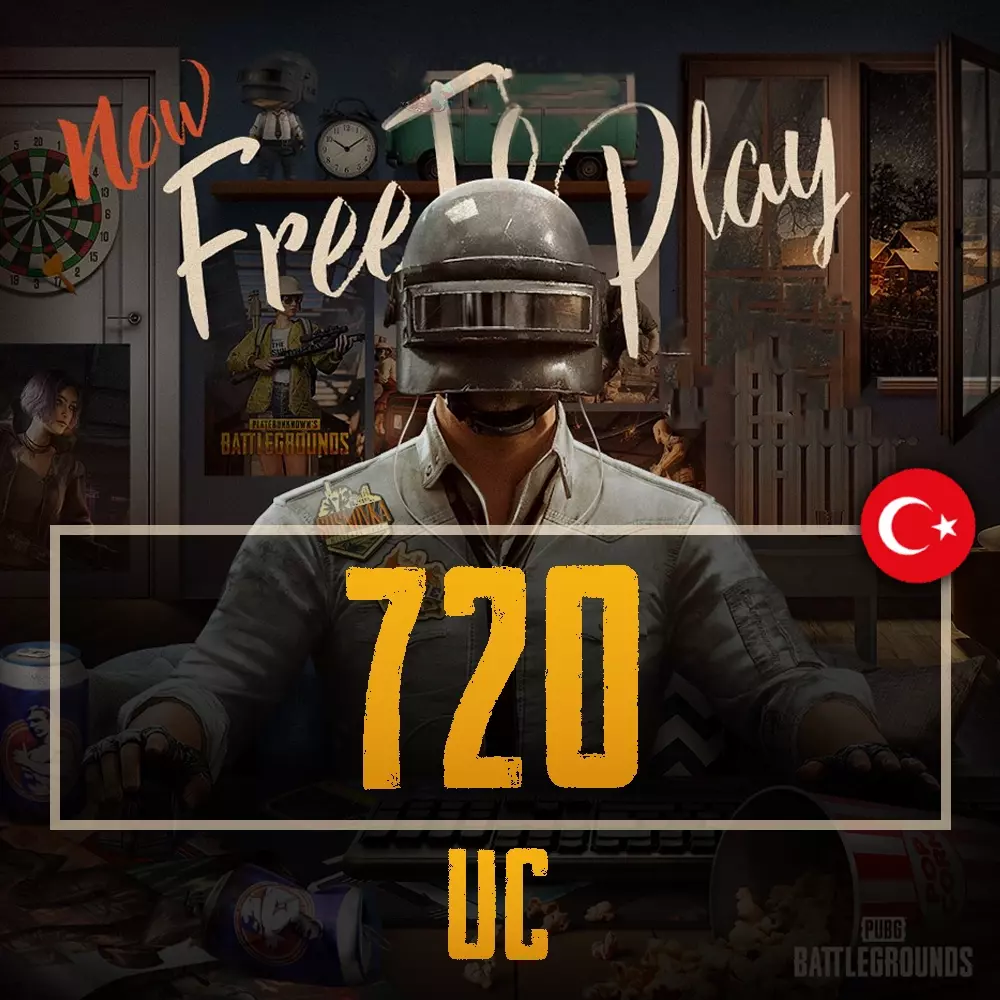 Top-Up PubG Mobile 720 UC-TR