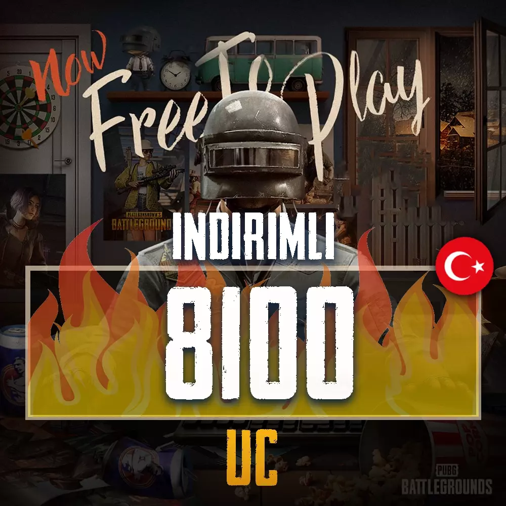 Top-Up PubG Mobile 8100 UC-TR