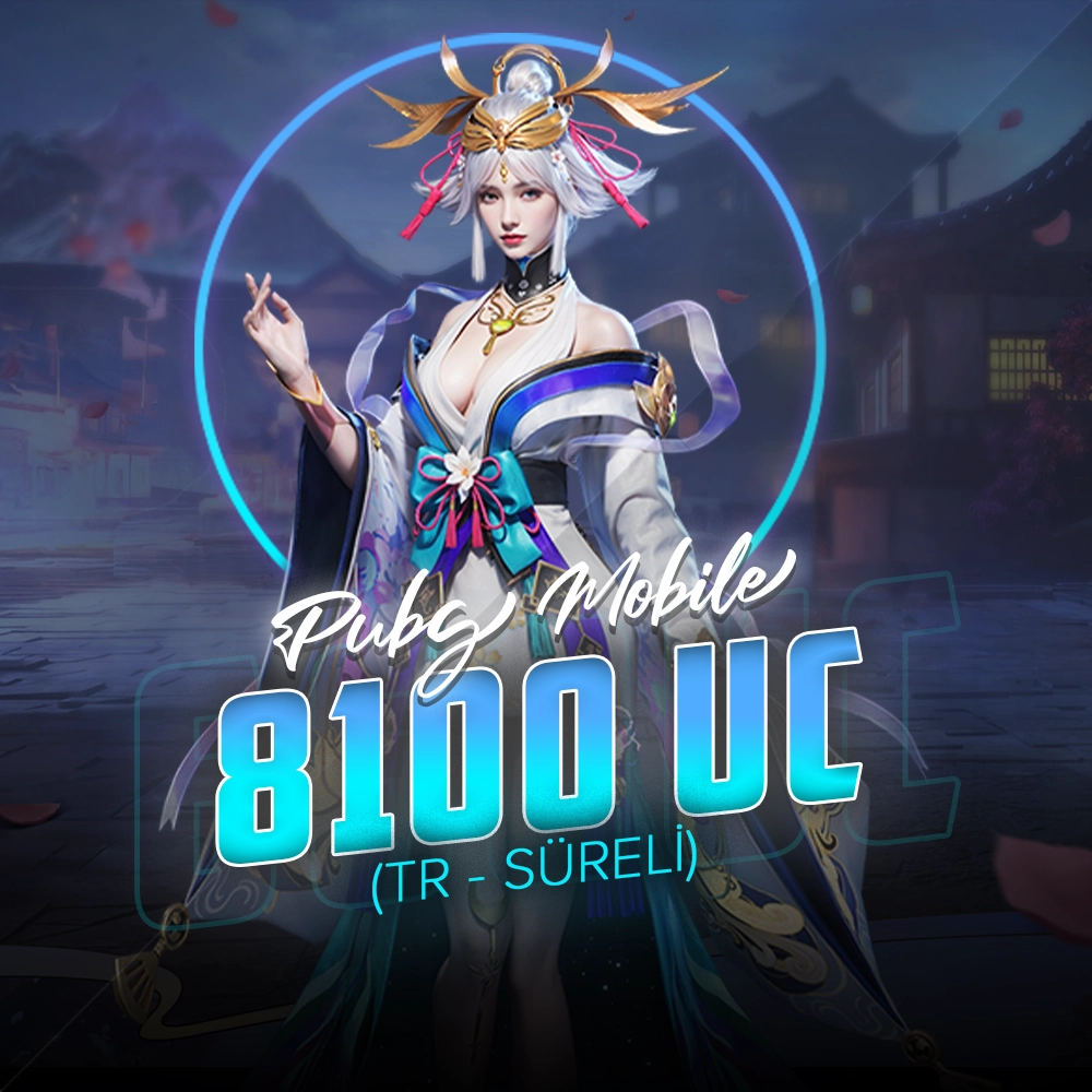Pubg Mobile Süreli 8100 UC