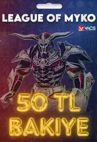 League of Myko 50TL + 10TL