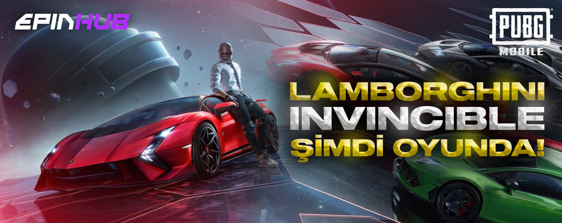 PUBG Mobile Lamborghini Invincible şimdi oyunda Hemen Satın AL