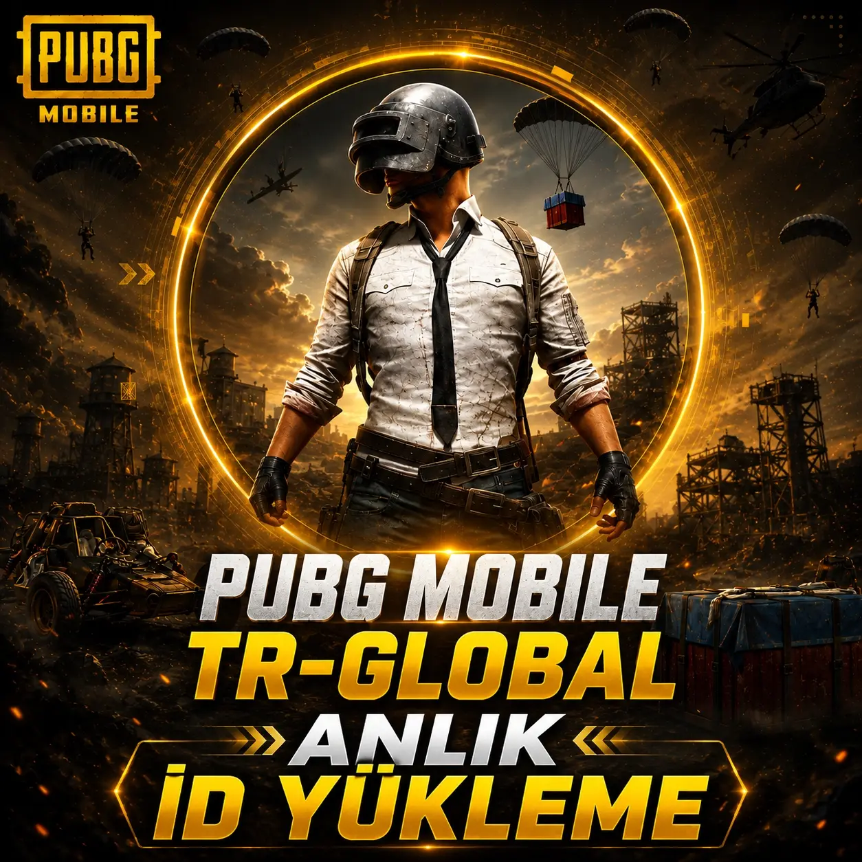 Pubg Mobile  TR-GLOBAL ANLIK İD YÜKLEME