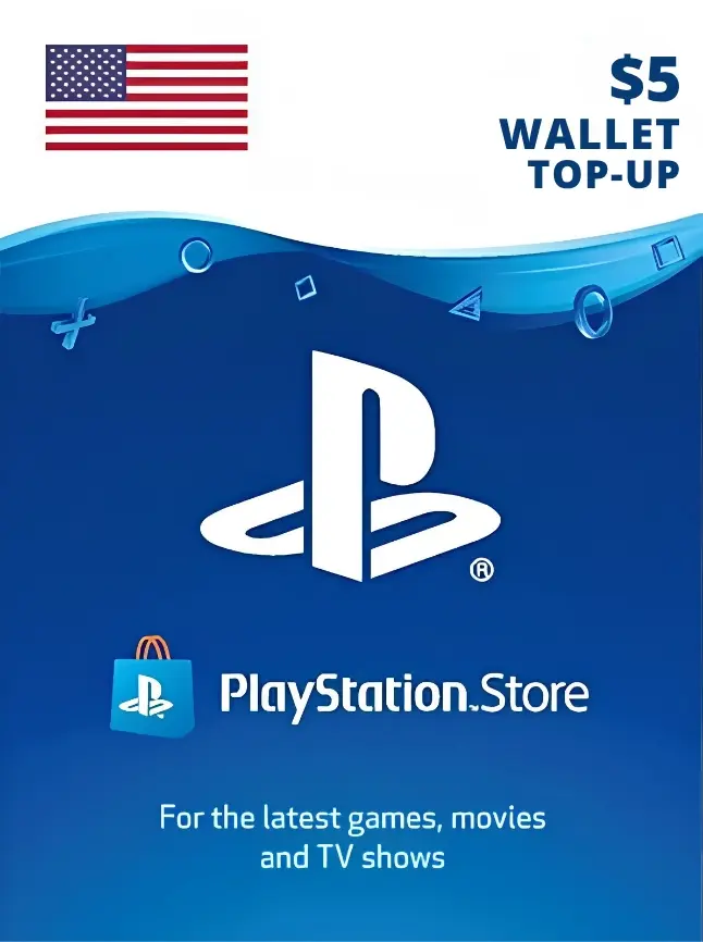 PlayStation Network Gift Card 5 USD PSN United States