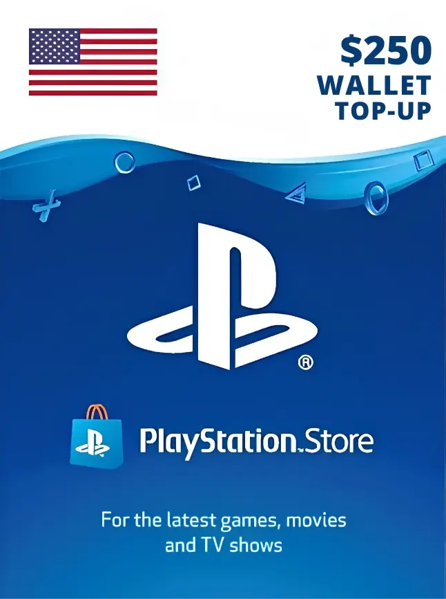PlayStation Network Gift Card 250 USD PSN United States