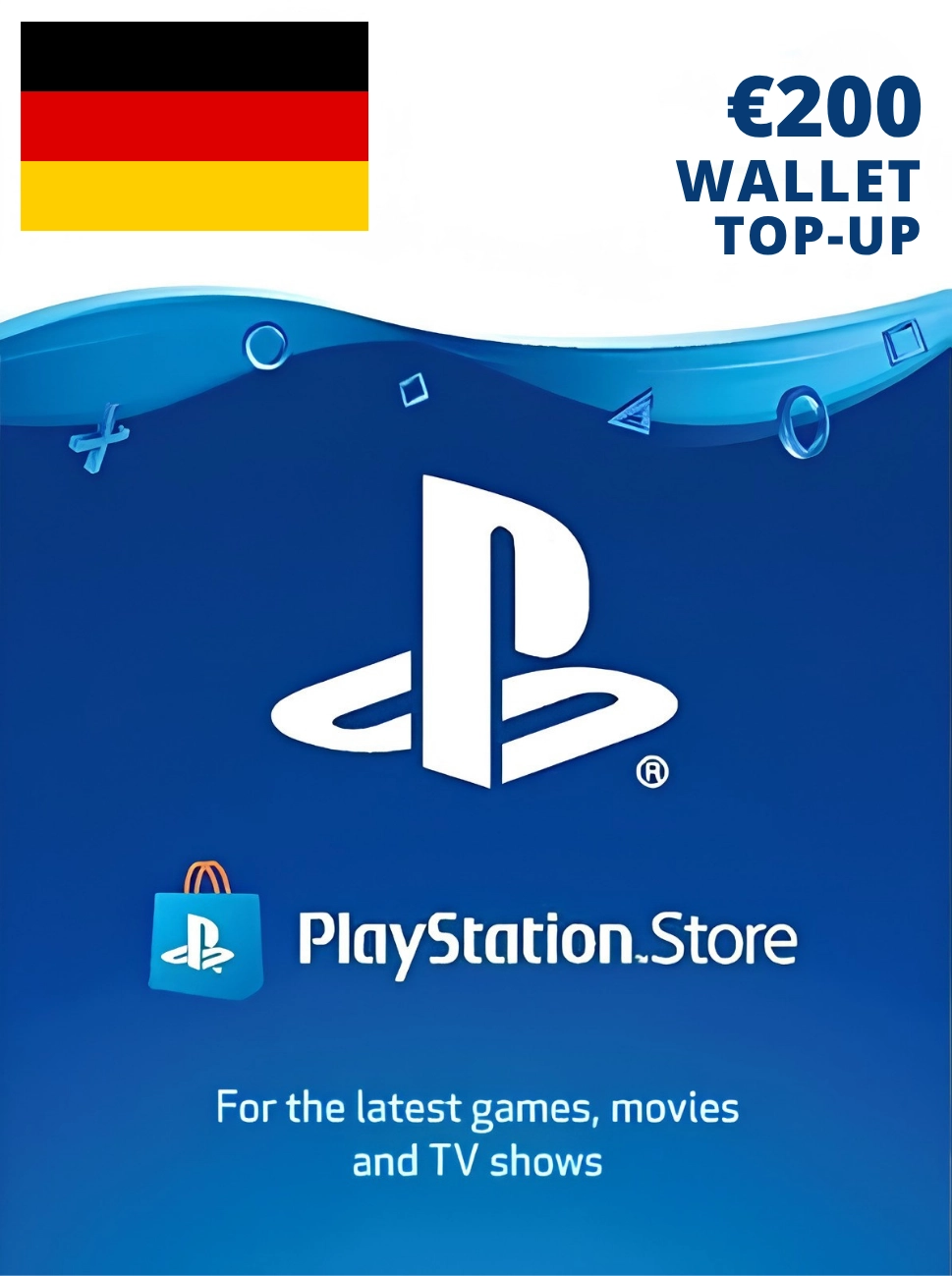 PSN Card Germany 200 EUR