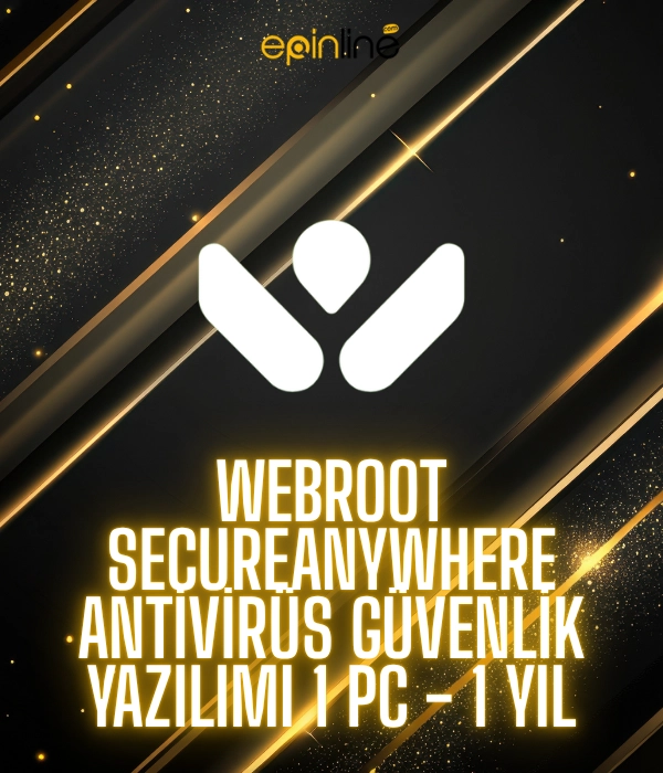 Webroot Secureanywhere Antivirüs Güvenlik Yazılımı 1 PC - 1 Yıl